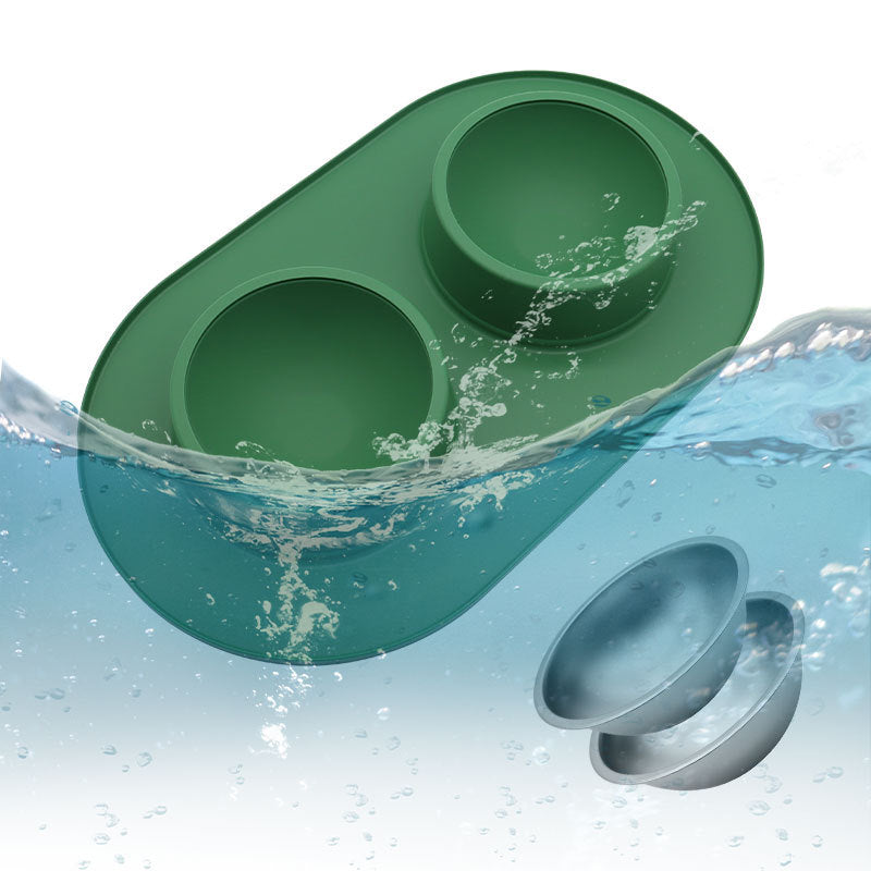 Anti-slip Pet Double Bowls