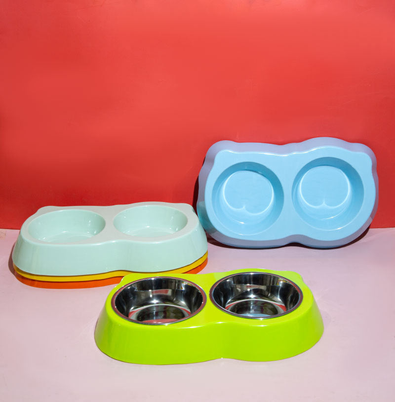 Melamine Double Pet Bowl