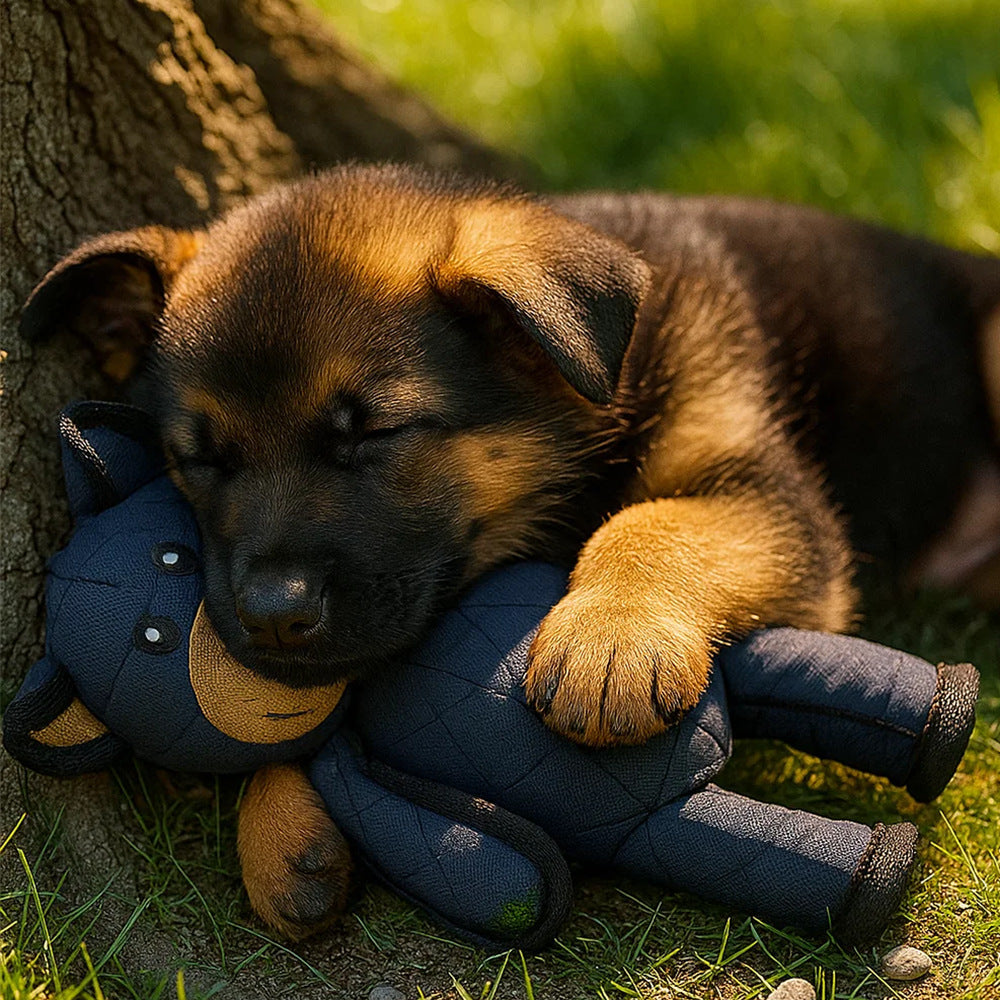 Large squeaky dog toy plush dog toy stuffed dog chew toy  for small medium-sized dogs