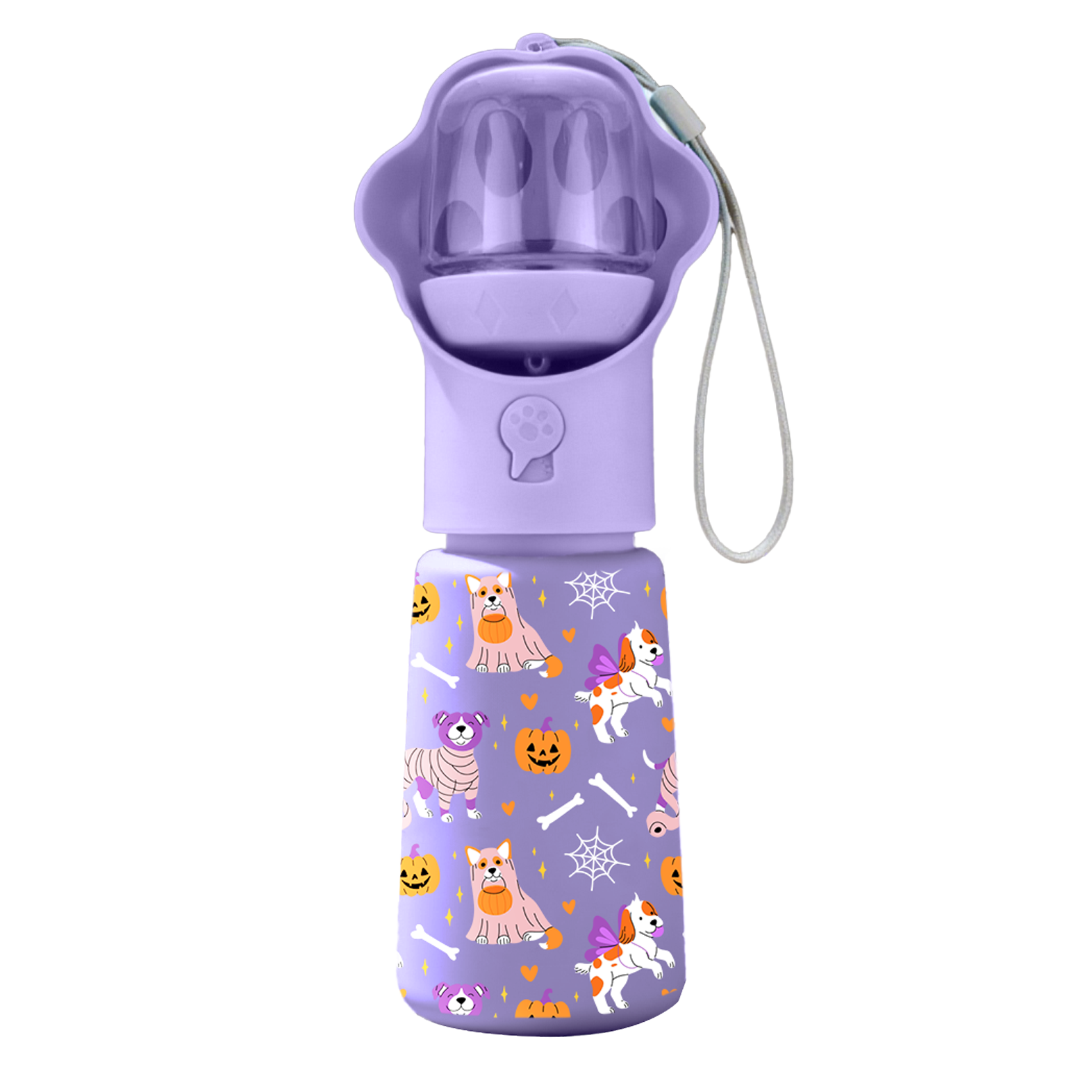 New Stainless Steel Pet Water Bottle - Halloween