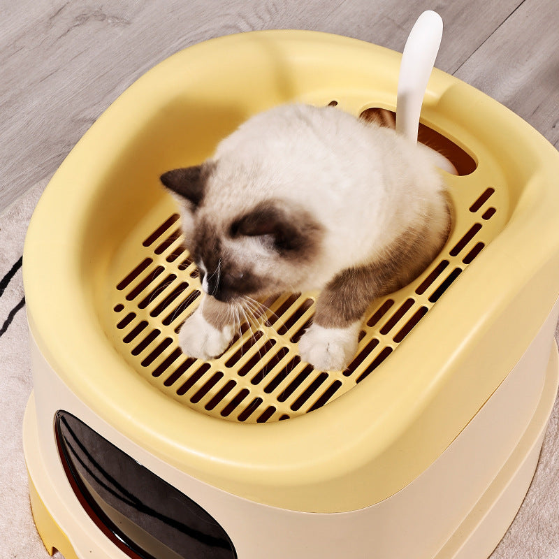 Cat litter box large size odor prevention box PT10043