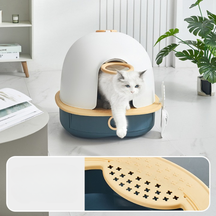 Hot selling cat litter box pet spacecraft PT10044